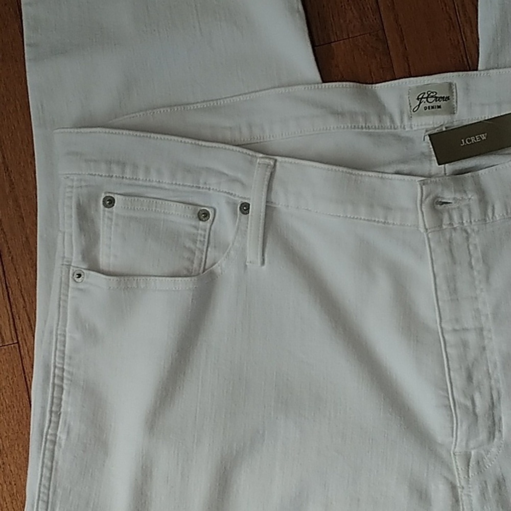 J Crew White Vintage Straight Leg Jeans Plus size 24 - Picture 4 of 9